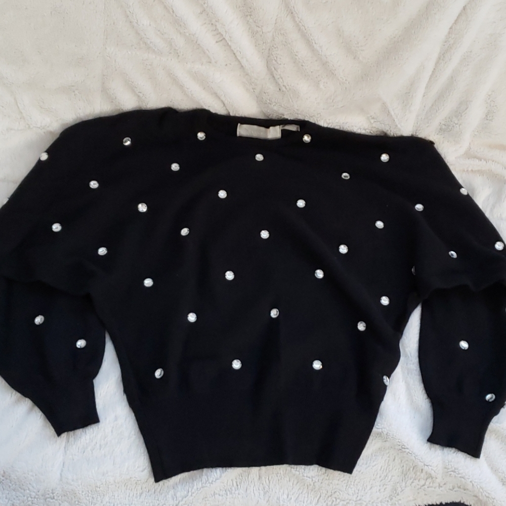 Vintage Evan Picone Lambswool and Angora Sweater - Picture 1 of 7